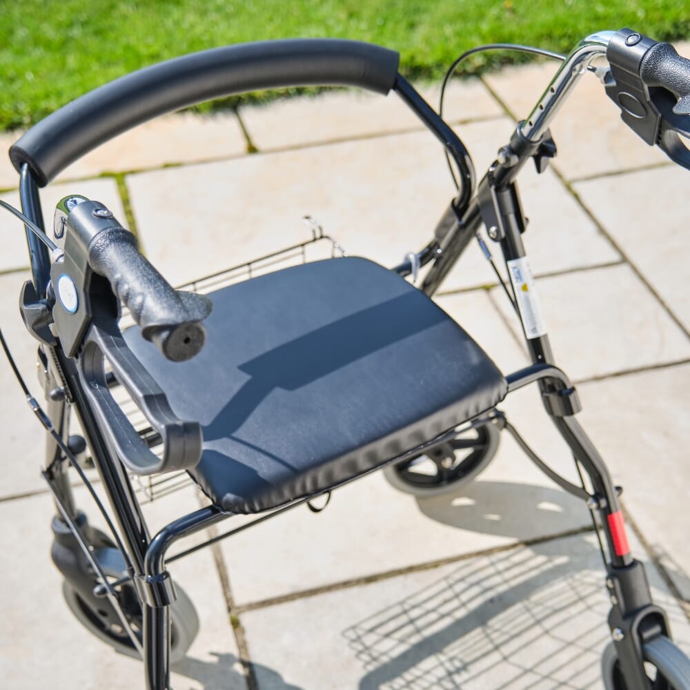 mobility care aluminium rollator seat