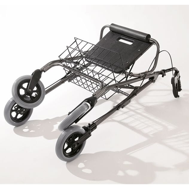 mobility care heavy duty rollator   titanium2