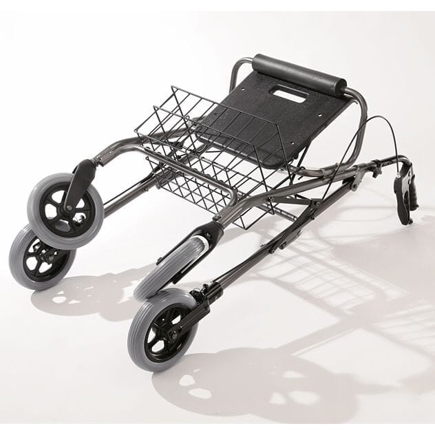 mobility care heavy duty rollator folded