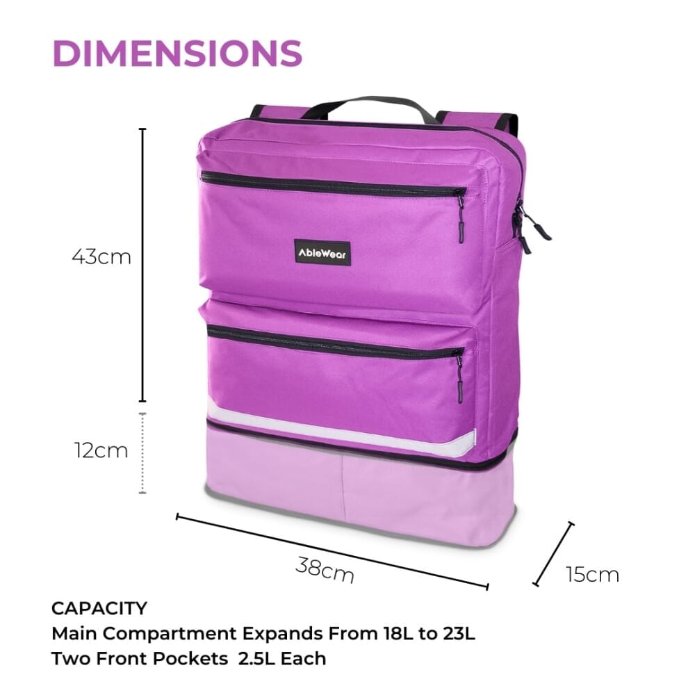 mobility scooter bag dimensions