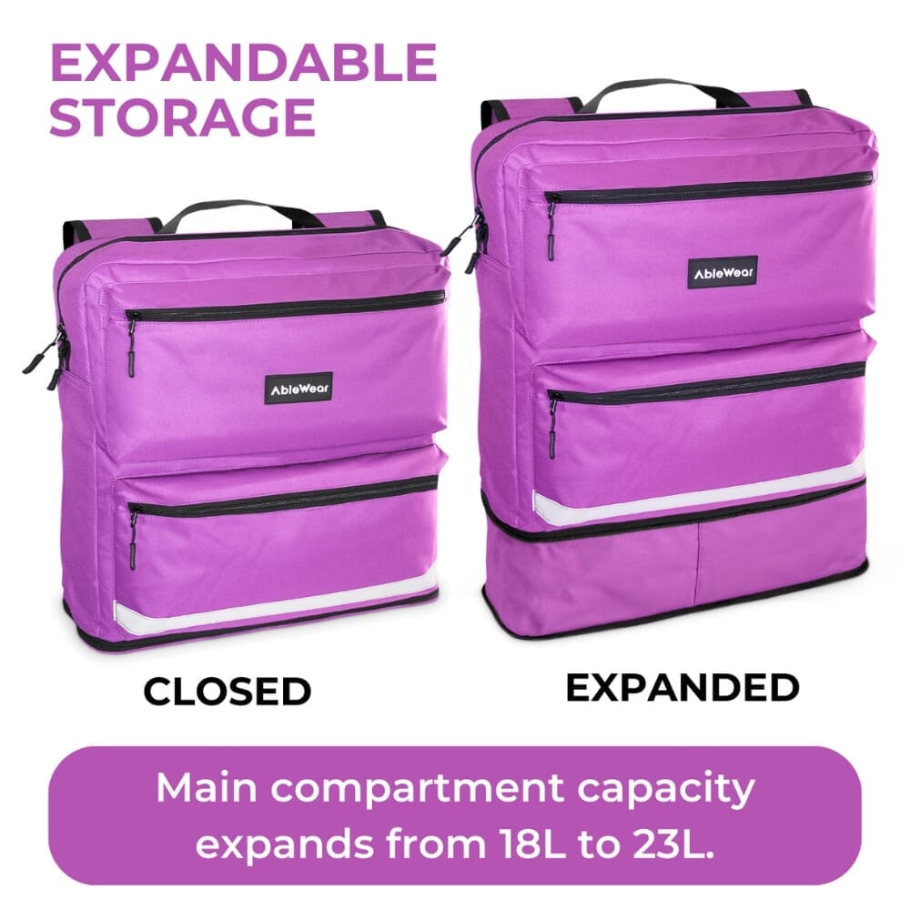 mobility scooter bag expanded