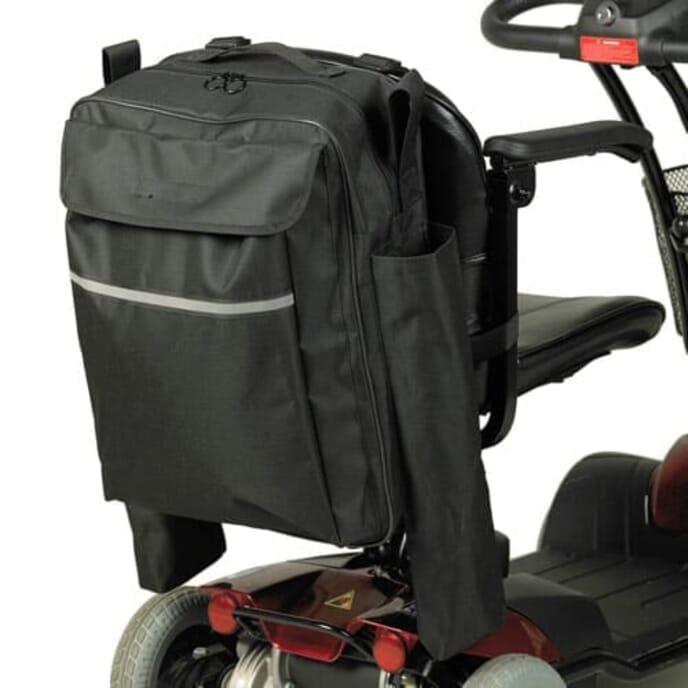 mobility scooter bag with crutch pocket