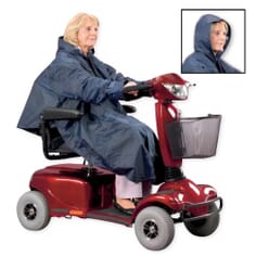 Mobility Scooter Poncho - Navy Blue