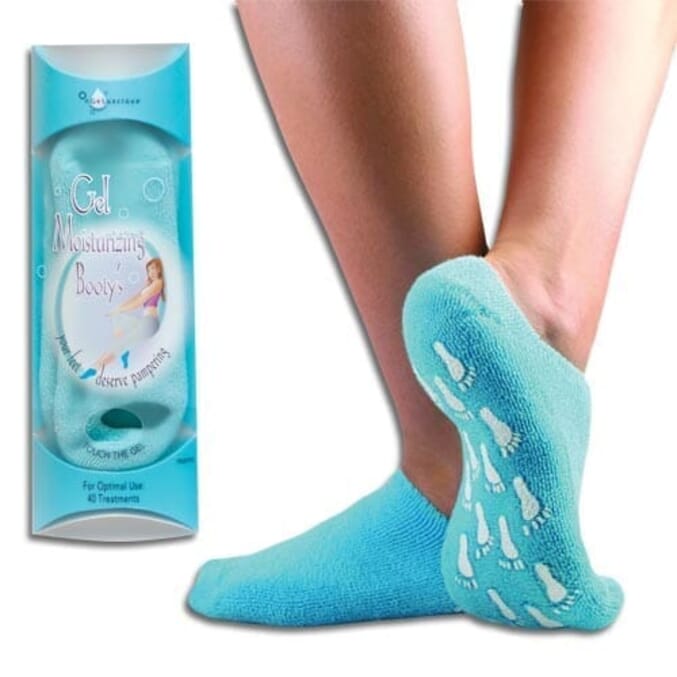 moisturising gel booties blue