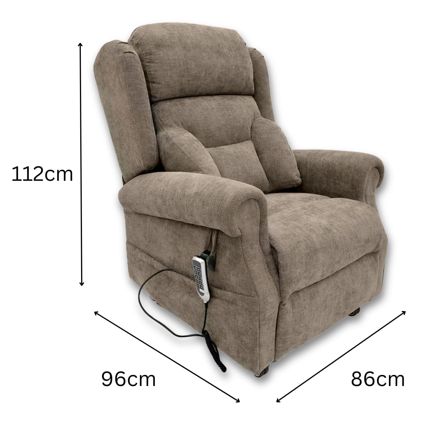 monterey rise recline chair dimensions