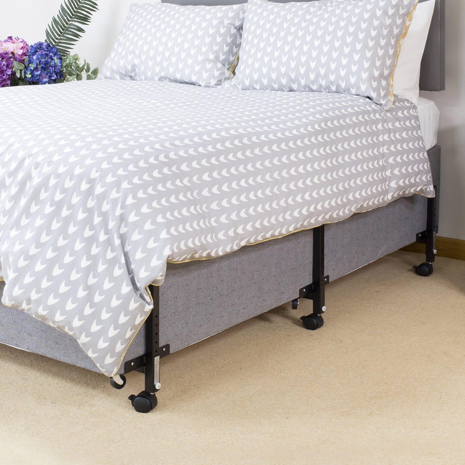 morris bed raisers shown 3 sets lower