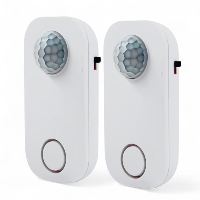 motion detector alarm pack of 2