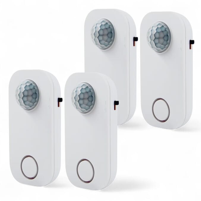 motion detector alarm pack of 4