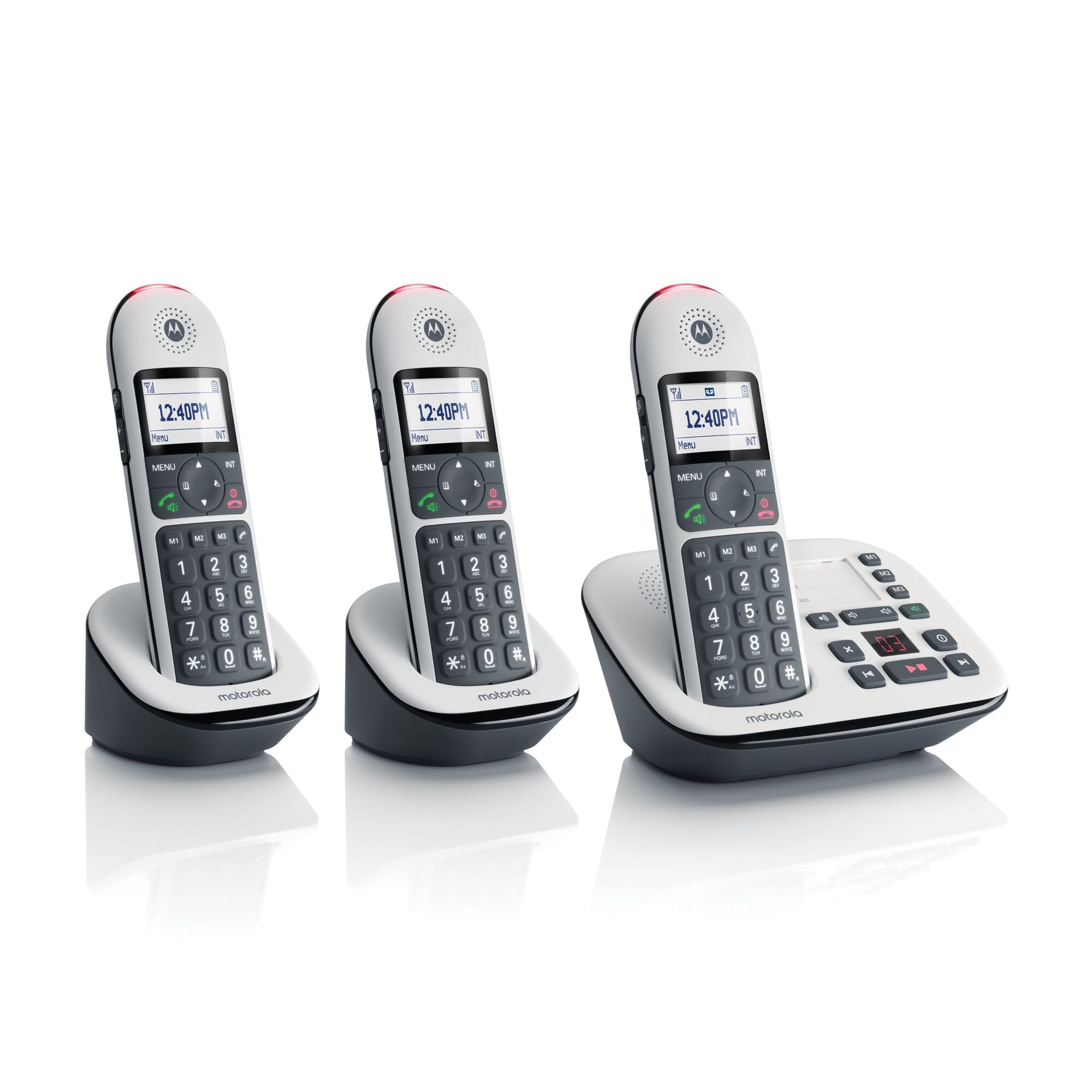 motorola cd5013 big button cordless phone triple angle