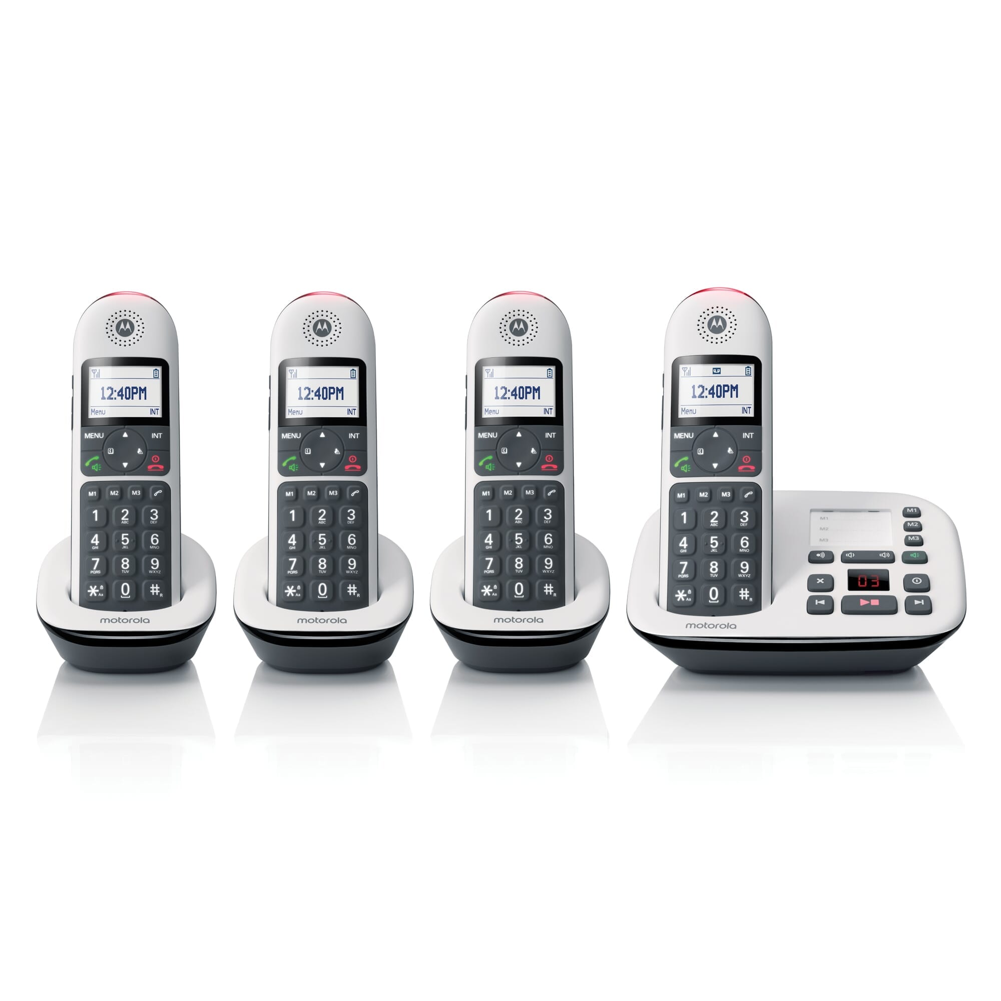 Motorola CD5014 Big Button Cordless Phone - Quad