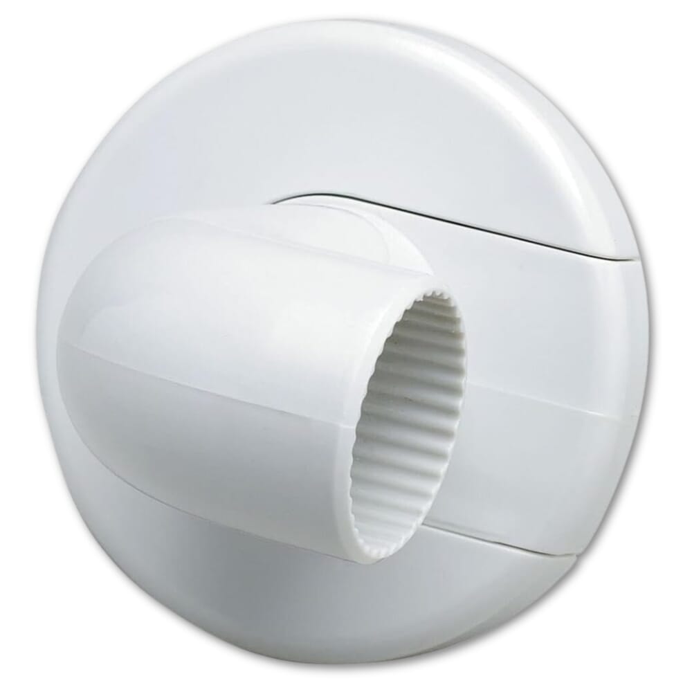 moulded fluted grab rail system end bracket