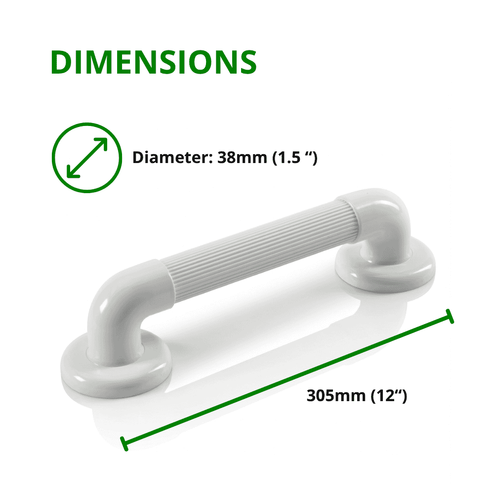 moulded fluted grab rails 305mm12 dimensions