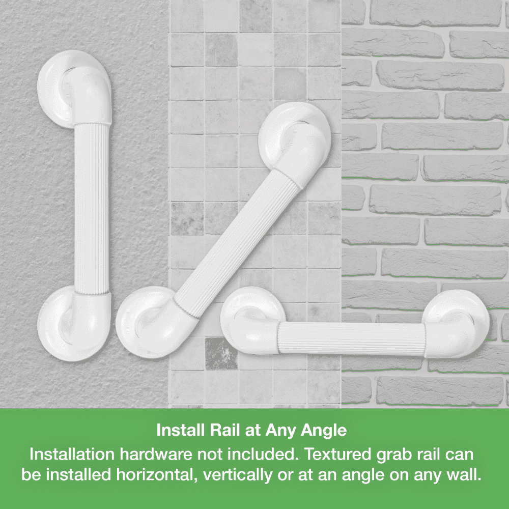 moulded fluted grab rails angle