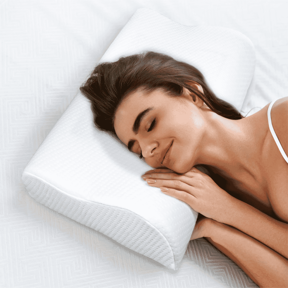 moulded gel memory foam pillow lifestyle