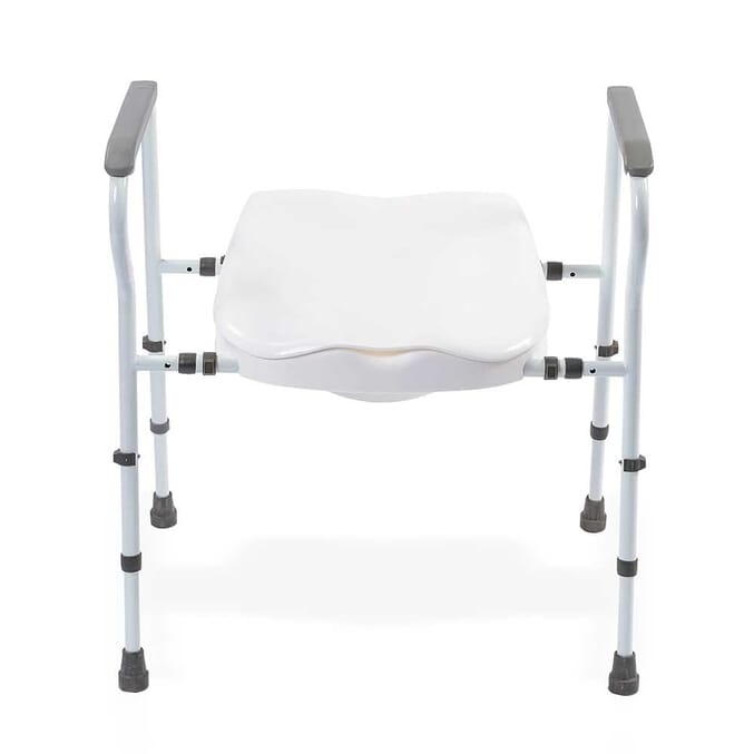 mowbray lite plus toilet frame seat 1