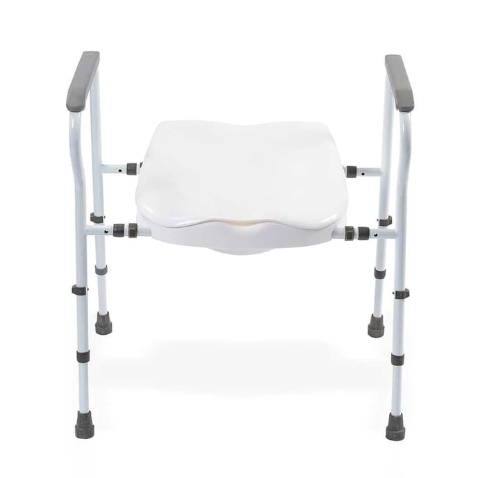 mowbray lite plus toilet frame seat 1