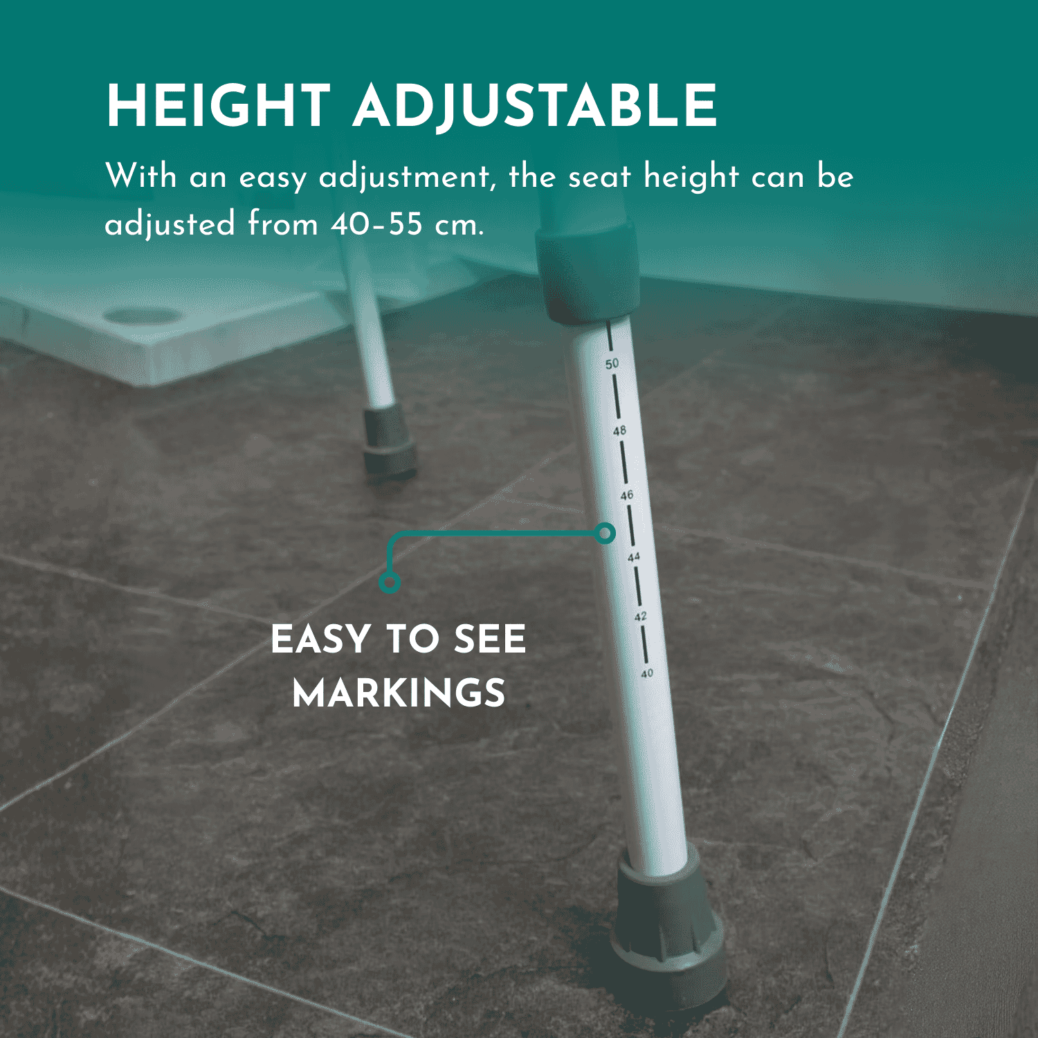 mowbray toilet frame and seat height adjustable