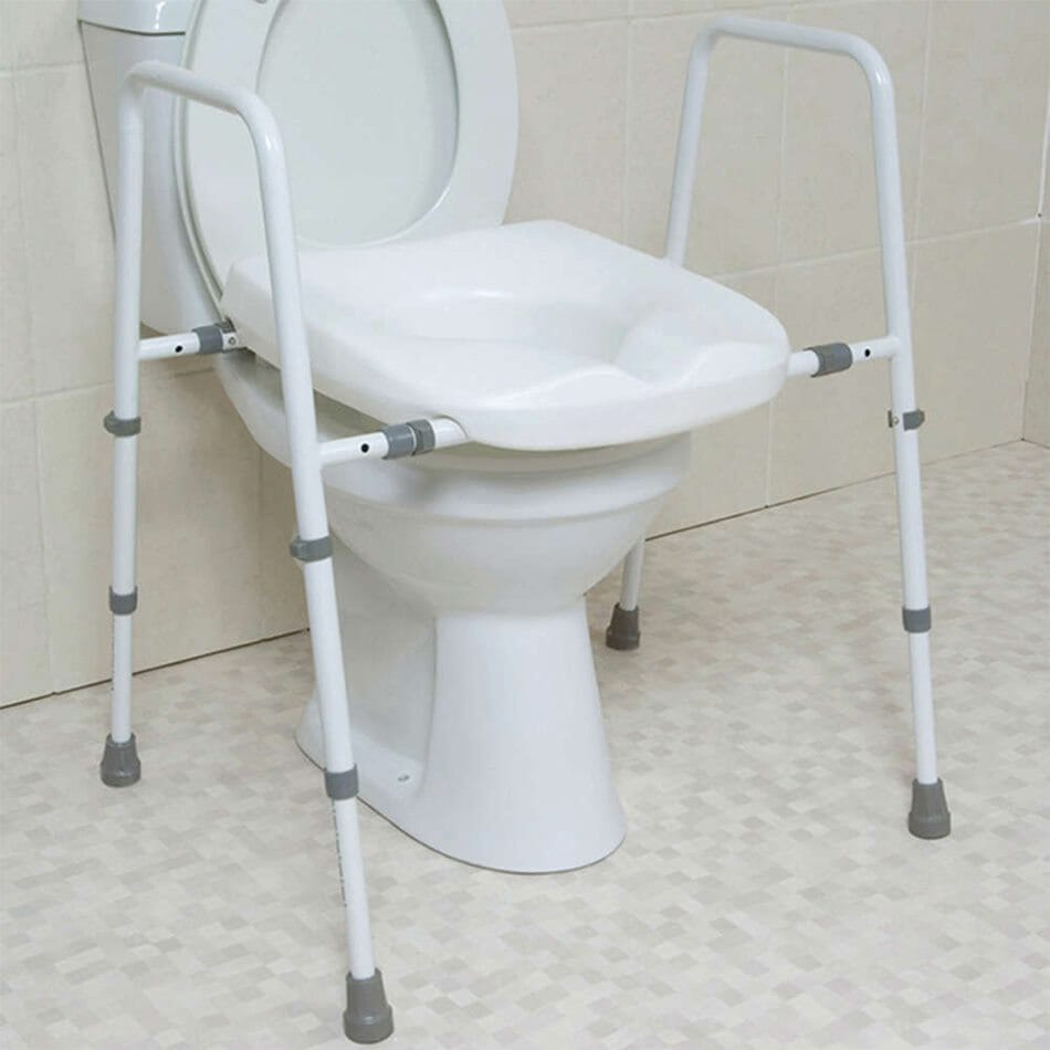 View Mowbray Toilet Seat Frame Width Adjustable Free Standing information