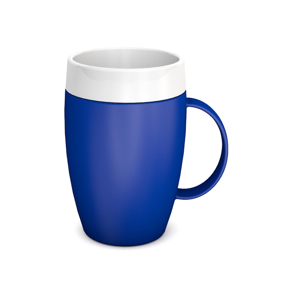 mug with internal cone blue