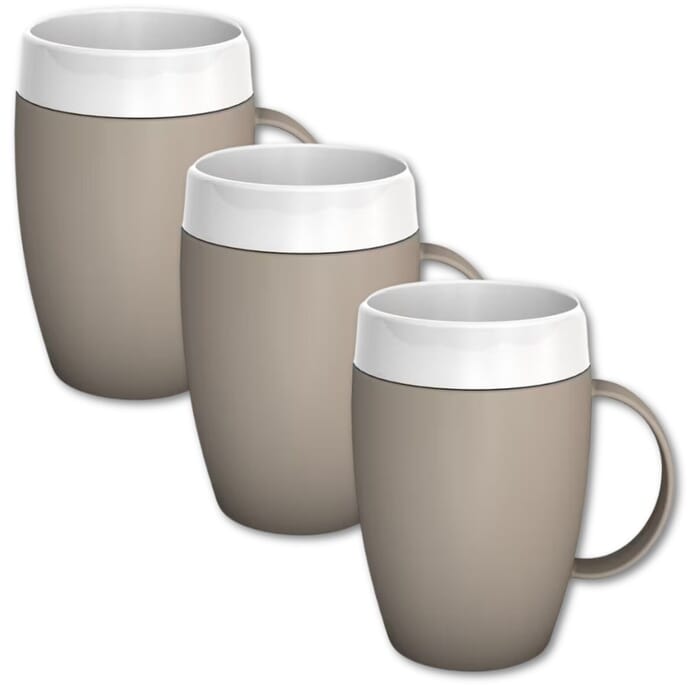 mug with internal cone linen pack of 3