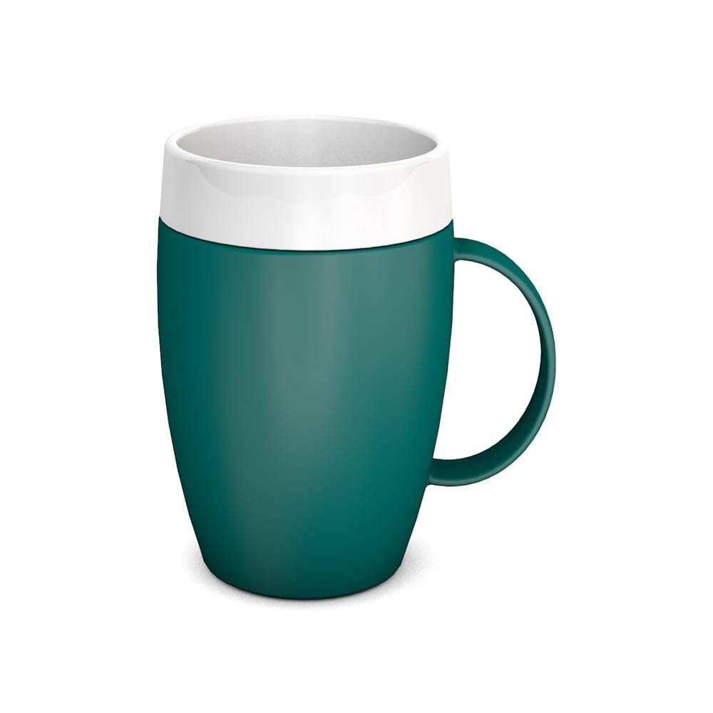 mug with internal cone teal