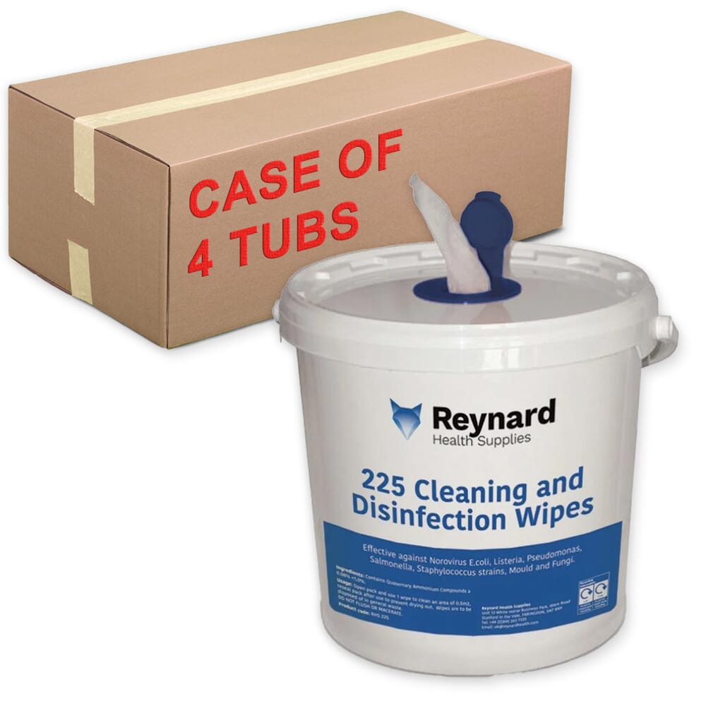 View Multi Surface Disinfection Wipes Case of 4 Tubs information