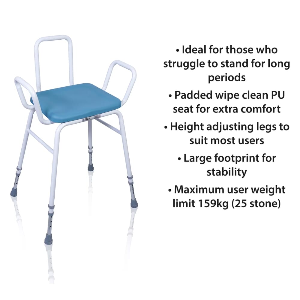 multi use perching stool details