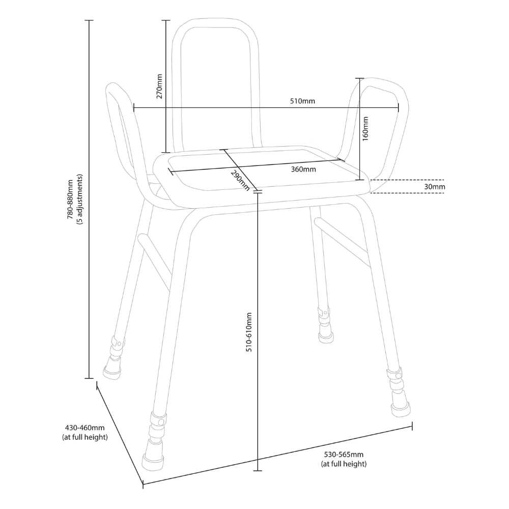 multi use perching stool dimensions