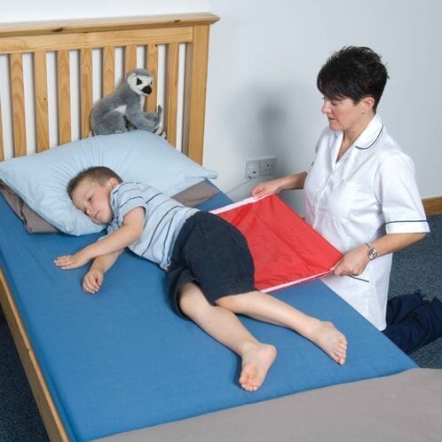 multimover slide sheet in use