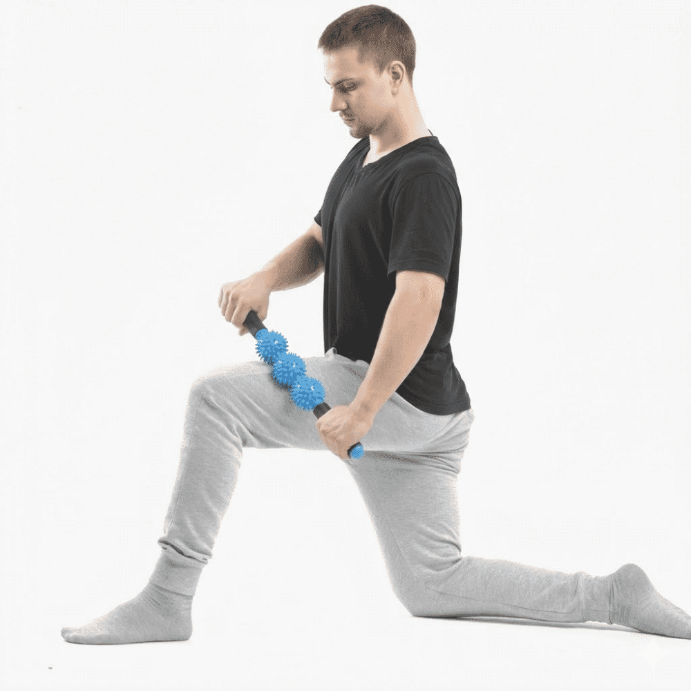 muscle roller stick spiky in use