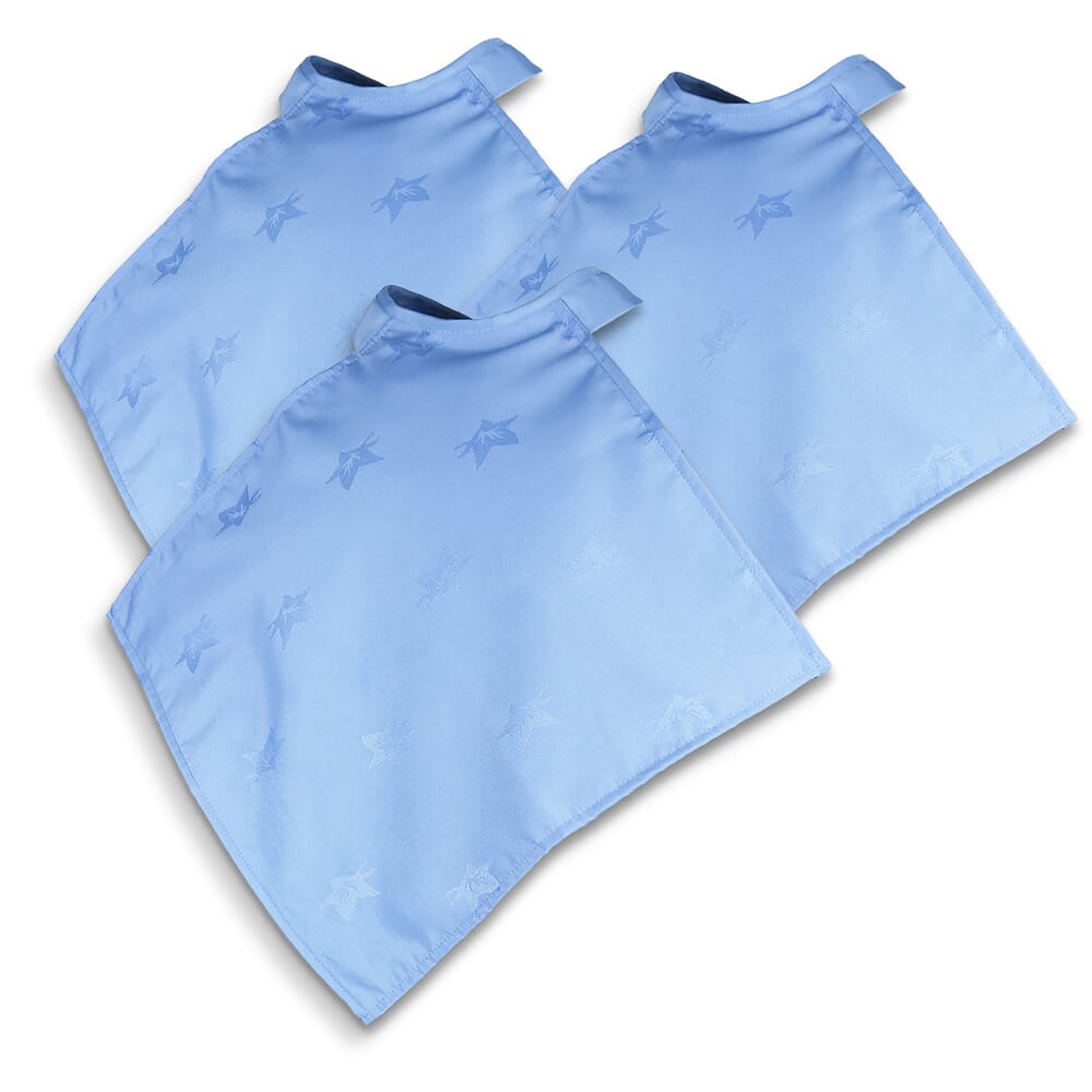 View Napkin Clothing Protector Blue Pack of 3 information
