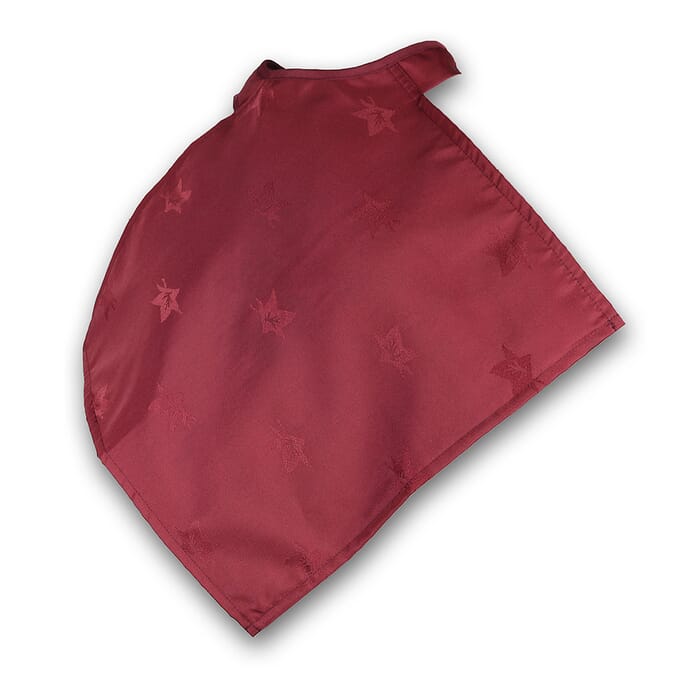 napkin clothing protector maroon single