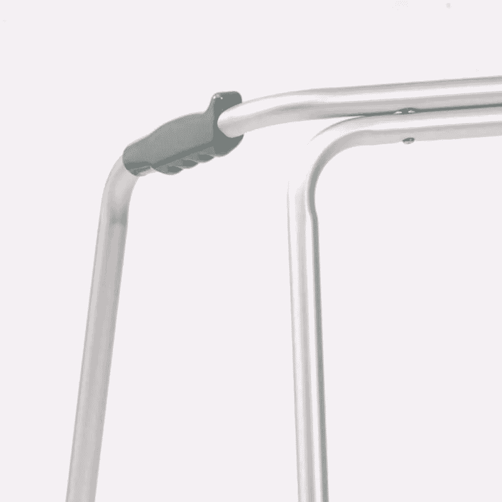 narrow framed wheeled walker handle