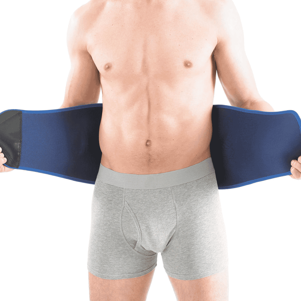 neo g back brace with stays open