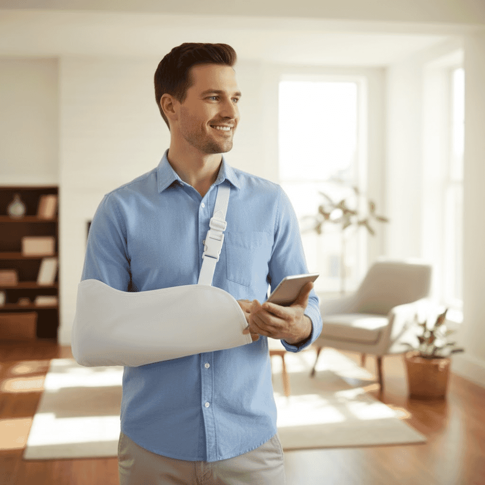 neo g pure cotton breathable arm sling lifestyle