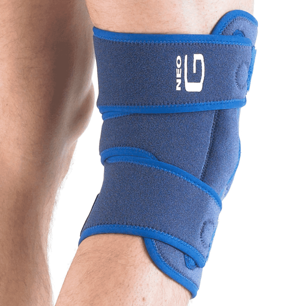 neo g stabilised hinged open knee support back