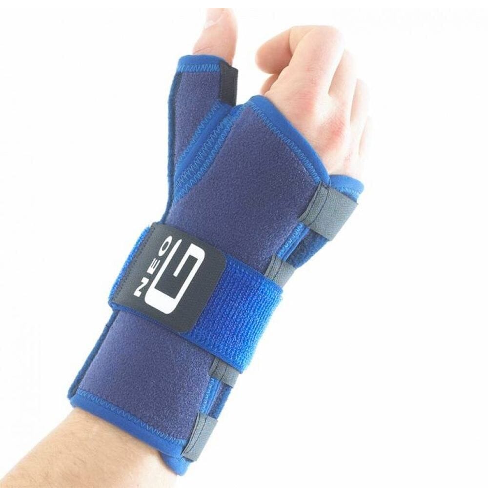 neo g stabilized wrist and thumb brace back