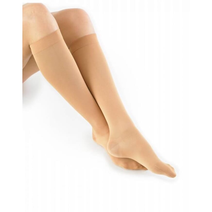 neo g travel and flight compression socks beige