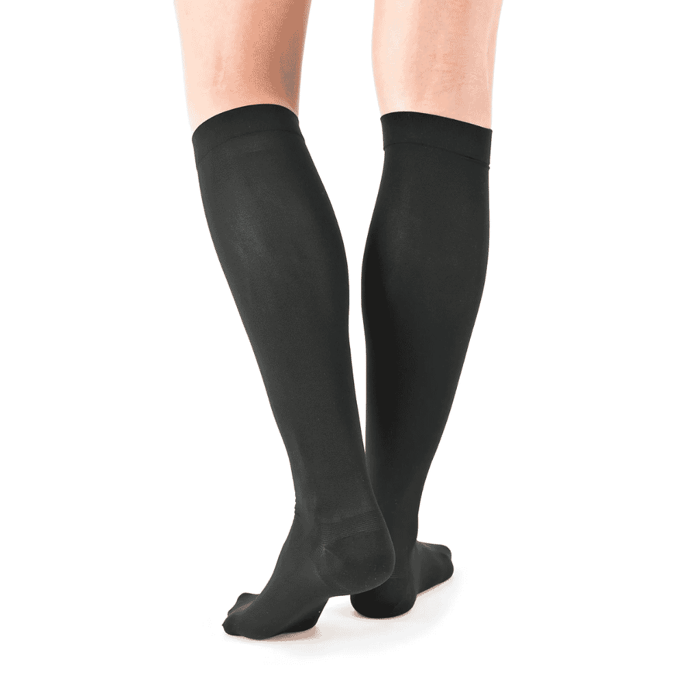neo g travel compression socks black back