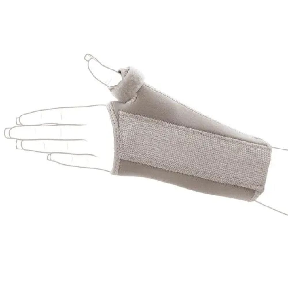 neoprene wrist and thumb brace back right