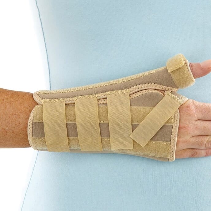 neoprene wrist and thumb brace