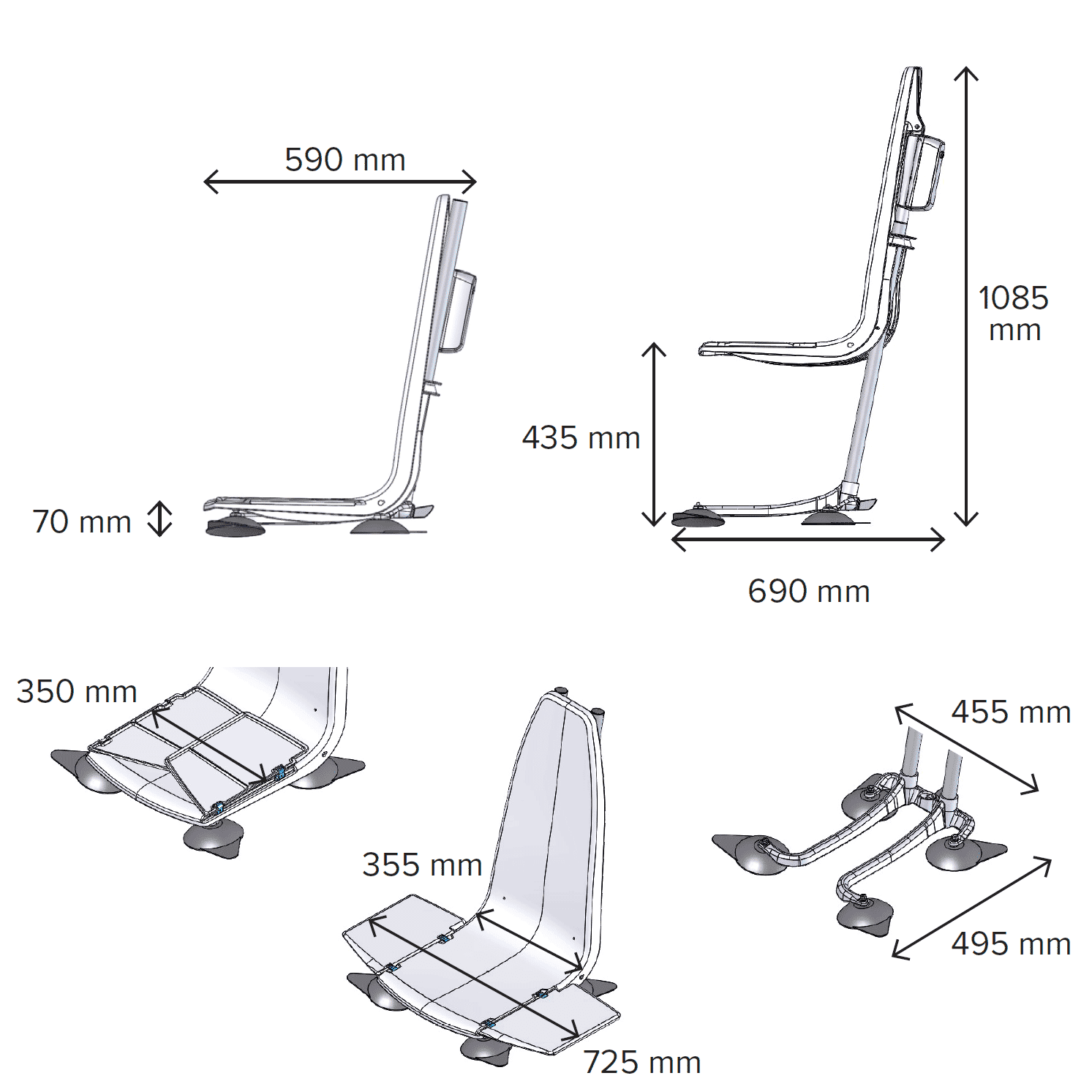 neptune bath lift measurements