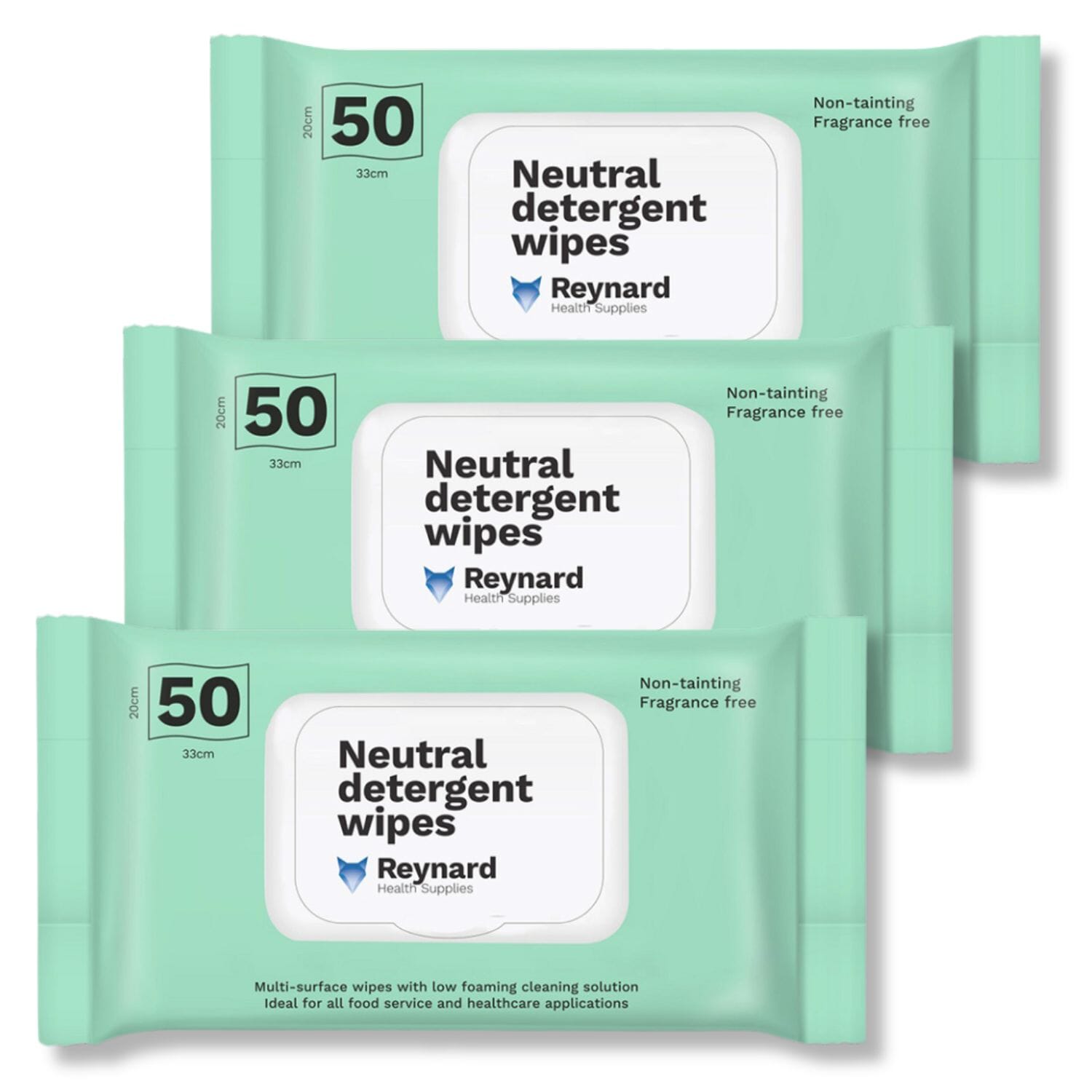 View Neutral Detergent Wipes 3 Packs information