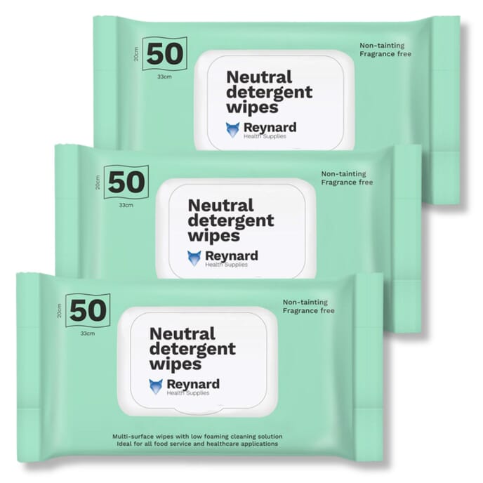 neutral detergent wipes 3 packs