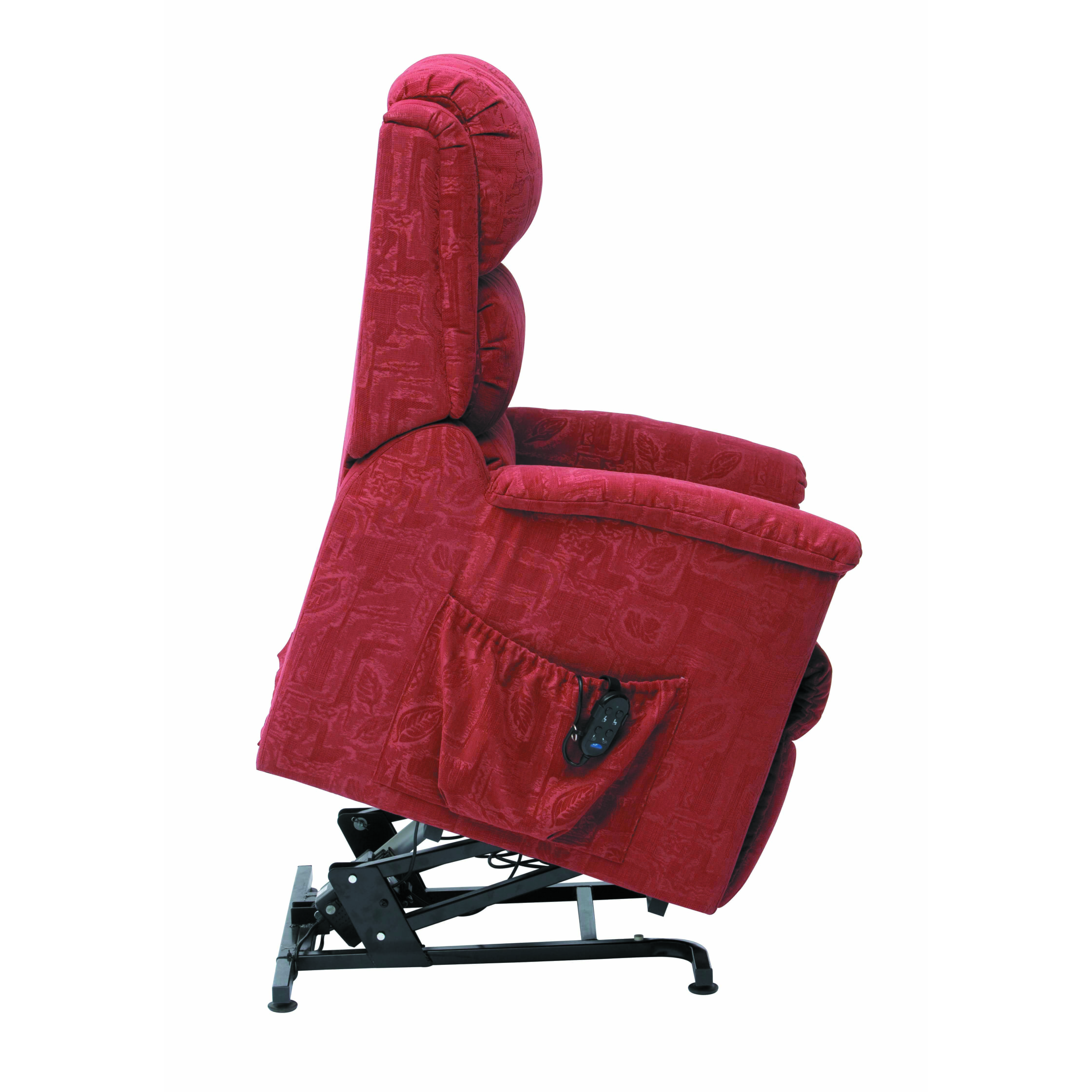 nevada dual motor riser recliner chair nevada dual motor riser recliner chair terracotta fabric 4