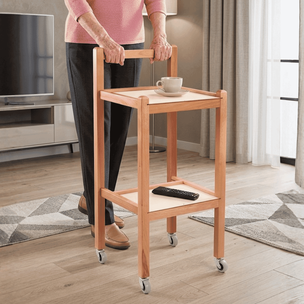 newstead compact kitchen trolley in use