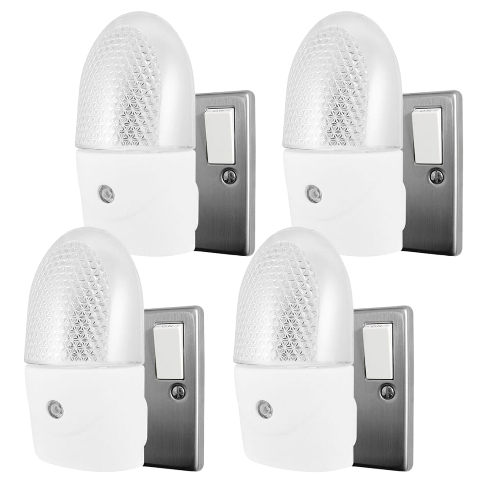 night light pack of 4 in socket