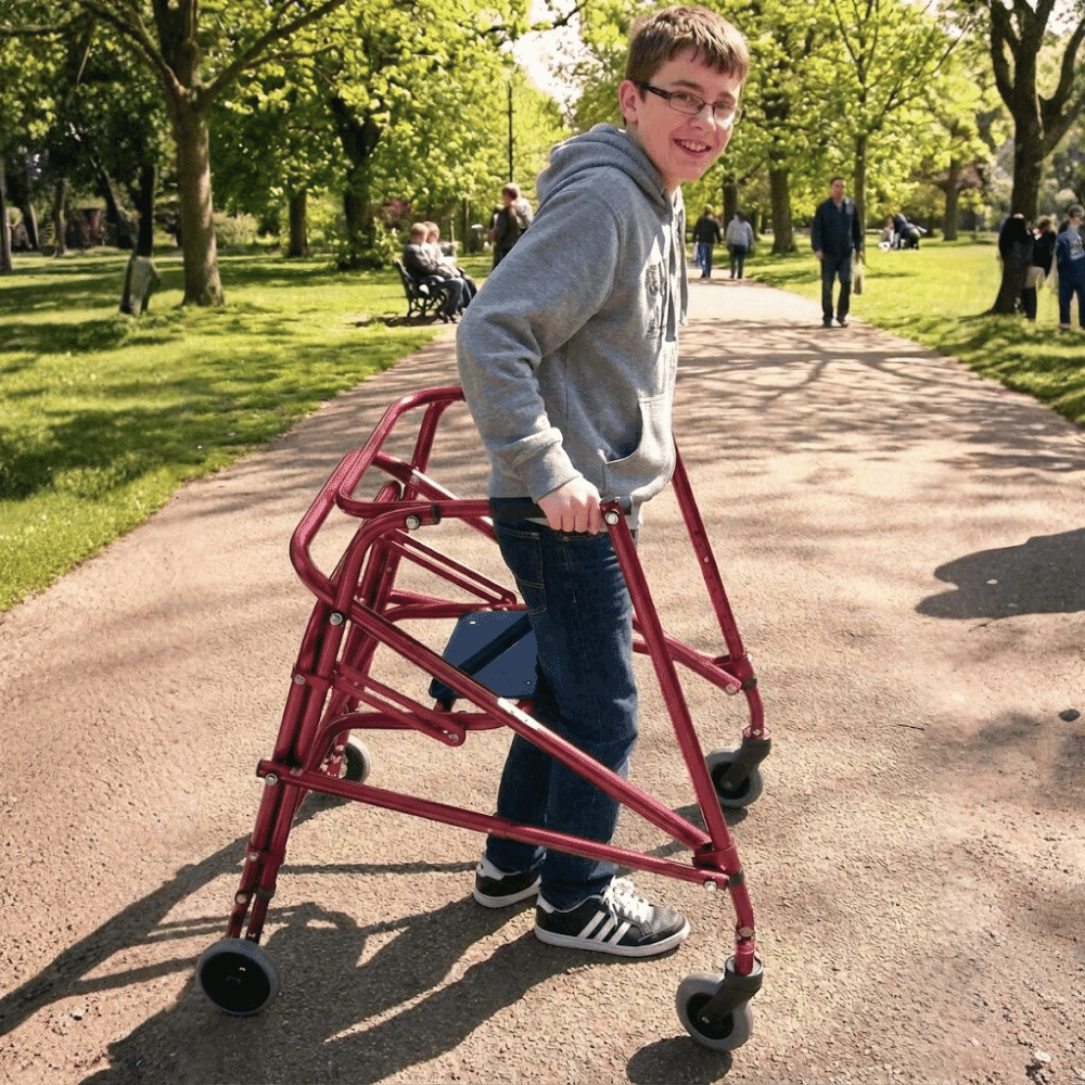 nimbo posture walker medium red in use