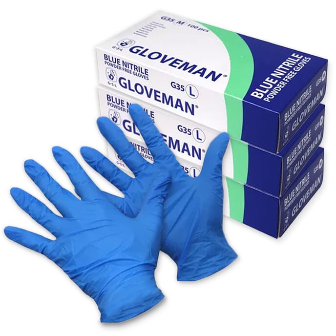 nitrile gloves large 3 boxes