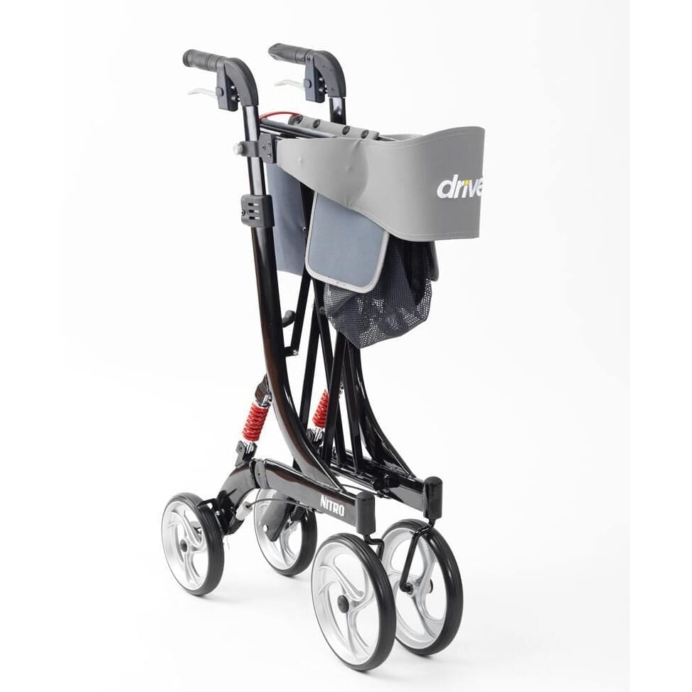 nitro rollator black folded